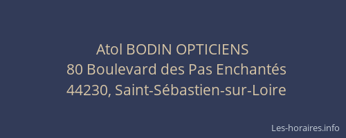 Atol BODIN OPTICIENS