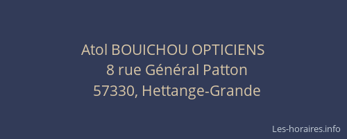 Atol BOUICHOU OPTICIENS