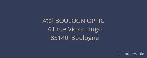 Atol BOULOGN'OPTIC