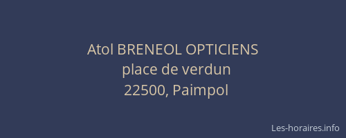 Atol BRENEOL OPTICIENS