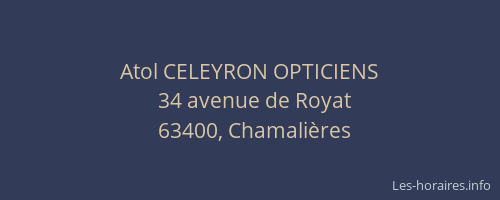 Atol CELEYRON OPTICIENS