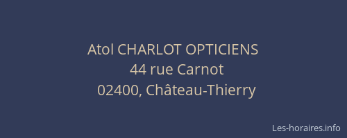 Atol CHARLOT OPTICIENS