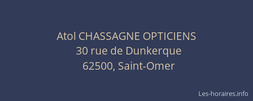 Atol CHASSAGNE OPTICIENS