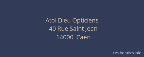 Atol Dieu Opticiens