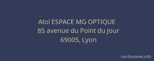 Atol ESPACE MG OPTIQUE