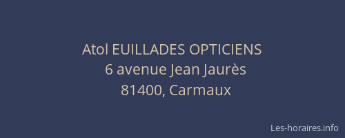 Atol EUILLADES OPTICIENS