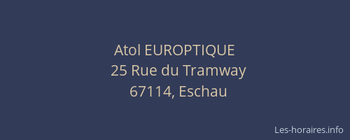 Atol EUROPTIQUE