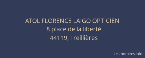 ATOL FLORENCE LAIGO OPTICIEN