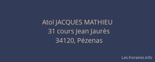 Atol JACQUES MATHIEU