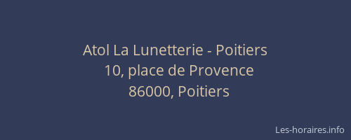 Atol La Lunetterie - Poitiers