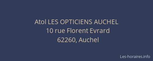 Atol LES OPTICIENS AUCHEL