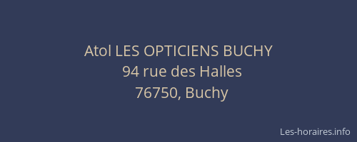 Atol LES OPTICIENS BUCHY