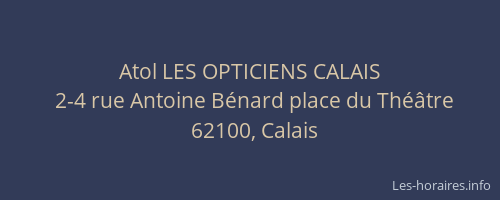 Atol LES OPTICIENS CALAIS