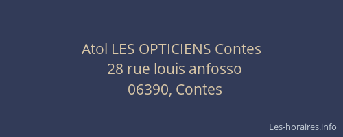 Atol LES OPTICIENS Contes