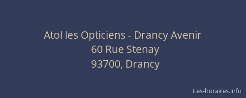 Atol les Opticiens - Drancy Avenir