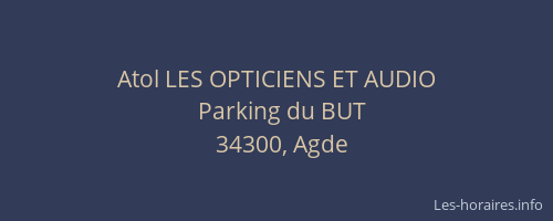 Atol LES OPTICIENS ET AUDIO