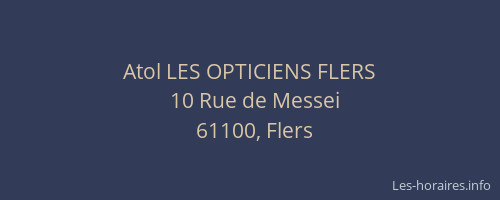 Atol LES OPTICIENS FLERS
