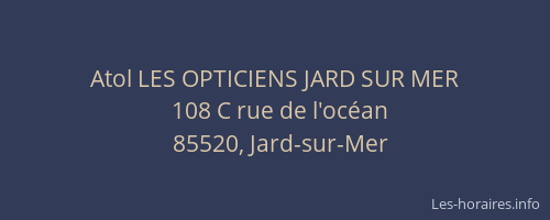 Atol LES OPTICIENS JARD SUR MER