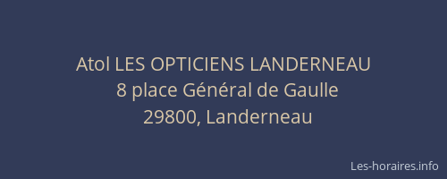 Atol LES OPTICIENS LANDERNEAU
