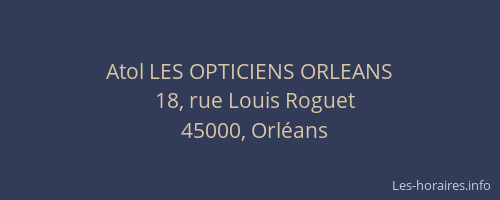 Atol LES OPTICIENS ORLEANS