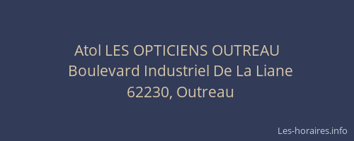 Atol LES OPTICIENS OUTREAU