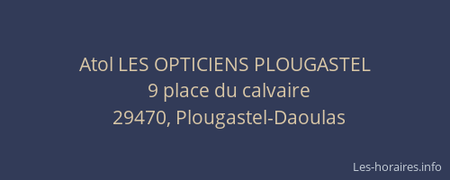 Atol LES OPTICIENS PLOUGASTEL