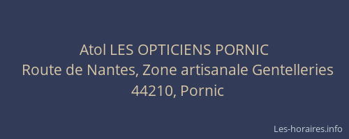 Atol LES OPTICIENS PORNIC