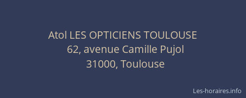 Atol LES OPTICIENS TOULOUSE