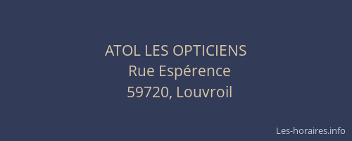 ATOL LES OPTICIENS