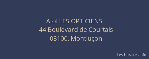 Atol LES OPTICIENS