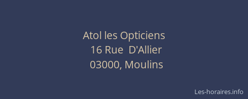 Atol les Opticiens