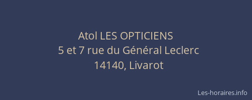 Atol LES OPTICIENS