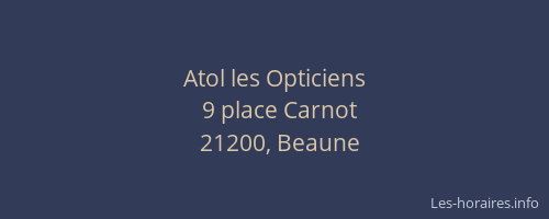 Atol les Opticiens