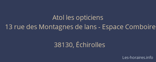 Atol les opticiens