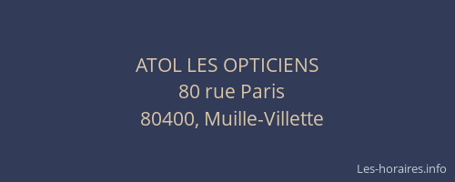 ATOL LES OPTICIENS