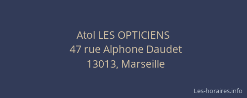 Atol LES OPTICIENS