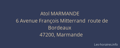 Atol MARMANDE