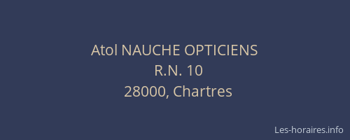 Atol NAUCHE OPTICIENS