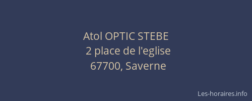 Atol OPTIC STEBE