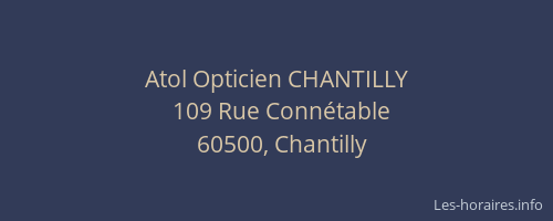 Atol Opticien CHANTILLY