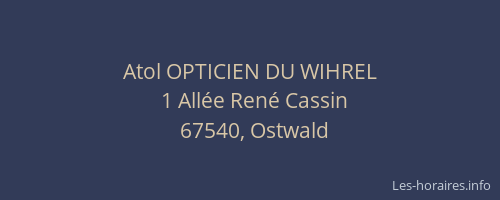 Atol OPTICIEN DU WIHREL