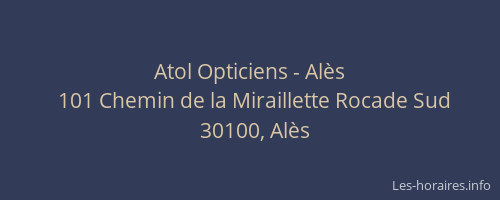 Atol Opticiens - Al&egrave;s