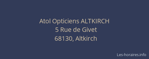 Atol Opticiens ALTKIRCH