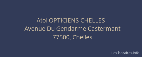 Atol OPTICIENS CHELLES