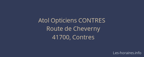 Atol Opticiens CONTRES