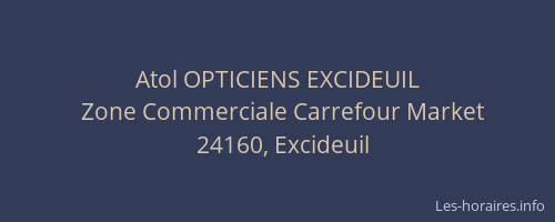 Atol OPTICIENS EXCIDEUIL