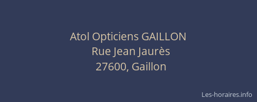 Atol Opticiens GAILLON