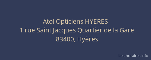 Atol Opticiens HYERES