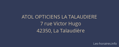ATOL OPTICIENS LA TALAUDIERE