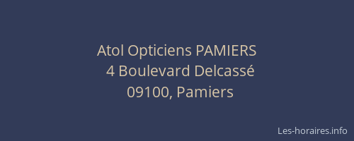Atol Opticiens PAMIERS